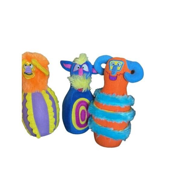 Colorful Plush Monster Bowling Set For Kids - Picture 5 of 8